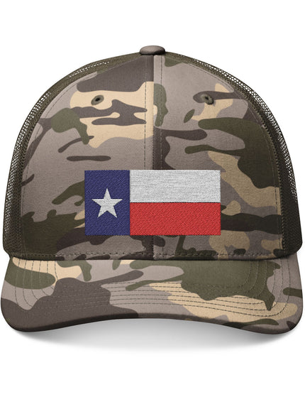 Texas Flag Camo Trucker Cap