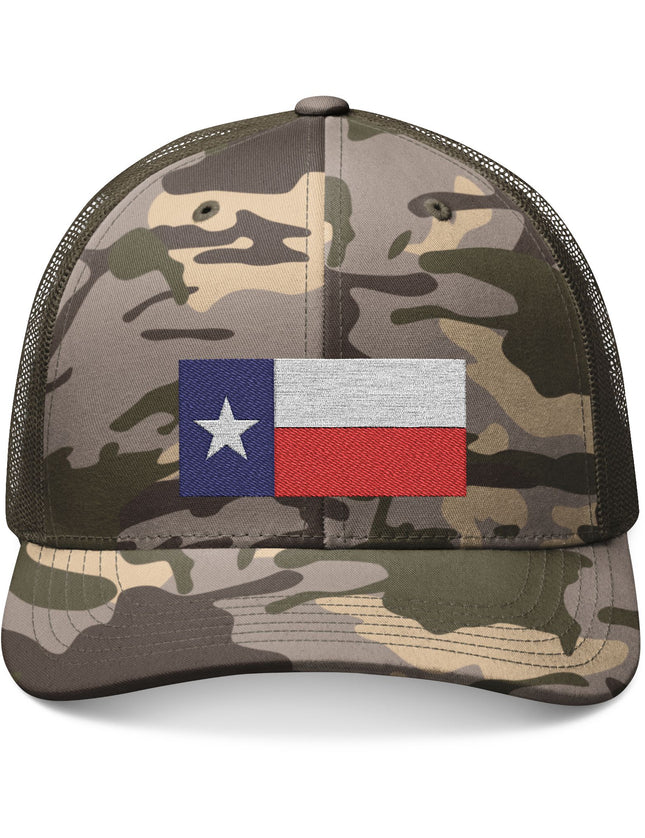 Texas Flag Camo Trucker Cap
