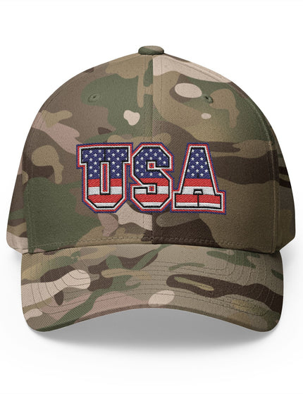 USA Stars & Stripes Flex Fit Cap