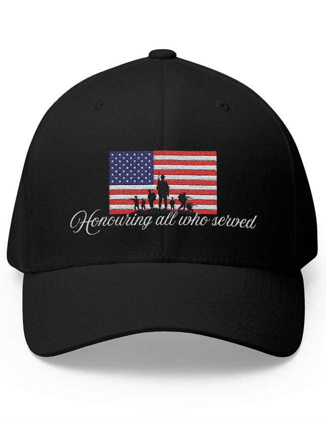 Honoring All Who Served Flex Fit Cap