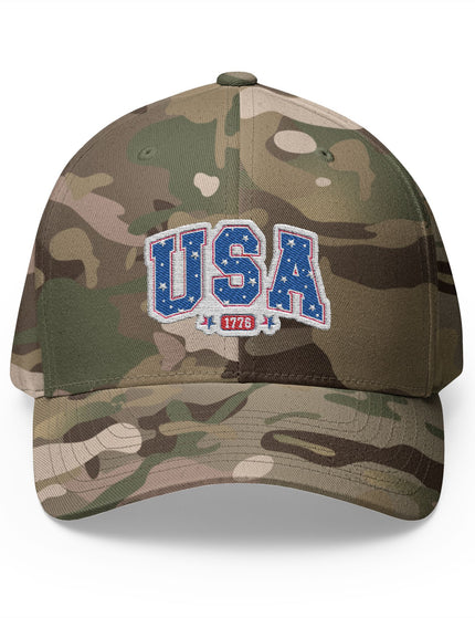 USA Star Spangled 1776 Flex Fit Cap