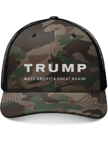 Trump MAGA Camo Trucker Cap