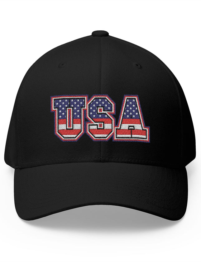 USA Stars & Stripes Flex Fit Cap