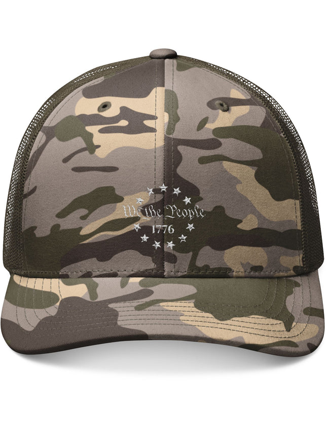 We The People Betsy Ross Camo Trucker Cap
