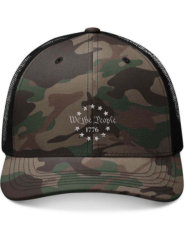 We The People Betsy Ross Camo Trucker Cap