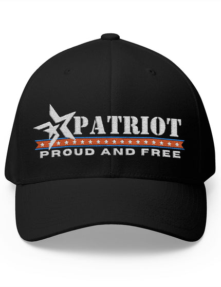 Proud and free Patriot Flex Fit Cap