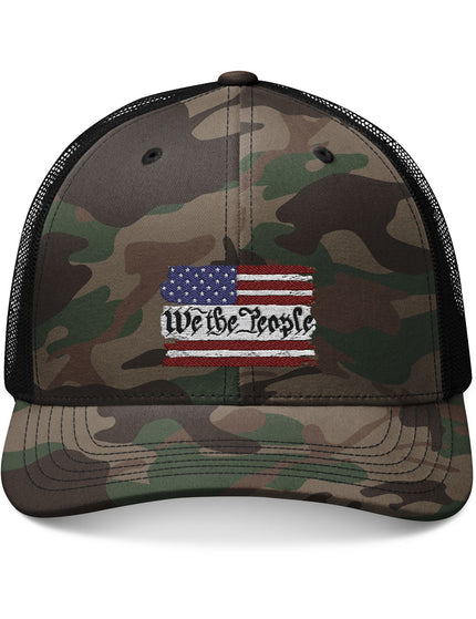 We The People Camo Trucker Cap