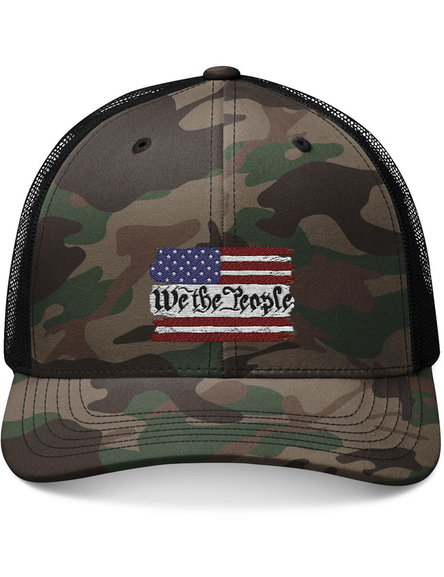 We The People Camo Trucker Cap