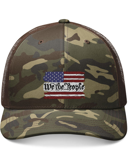 We The People Camo Trucker Cap