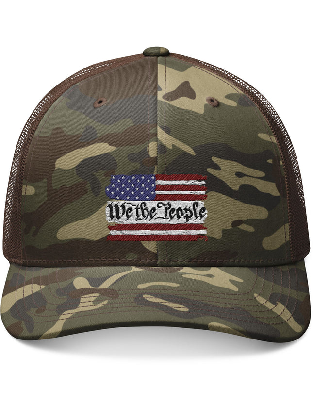 We The People Camo Trucker Cap