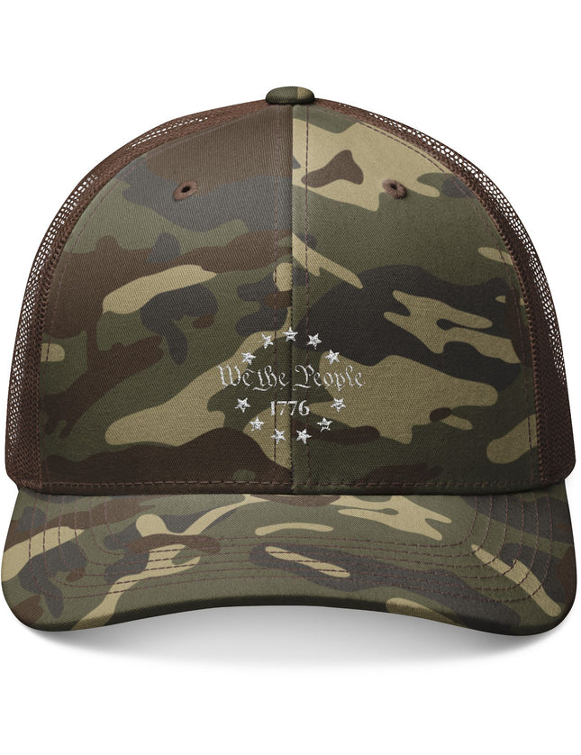 We The People Betsy Ross Camo Trucker Cap
