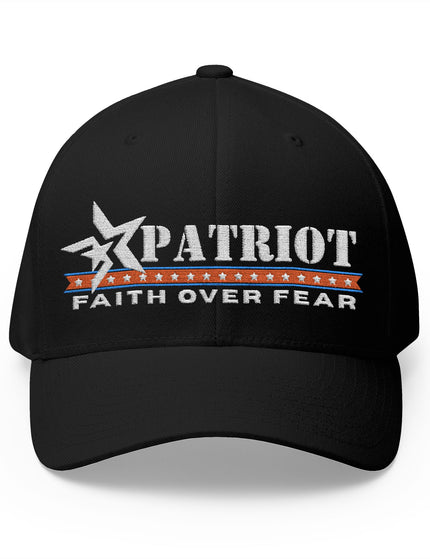 Faith over fear Patriot Flex Fit Cap