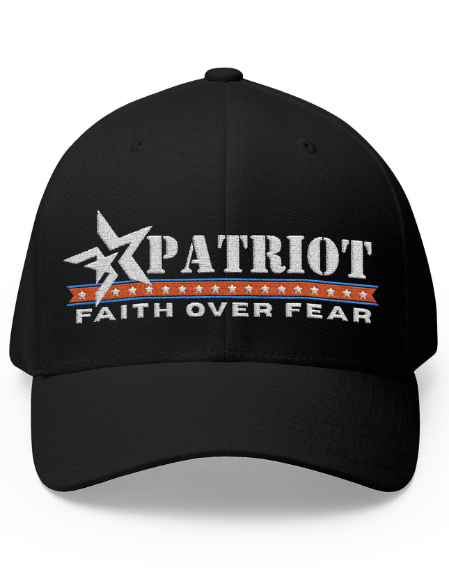Faith over fear Patriot Flex Fit Cap