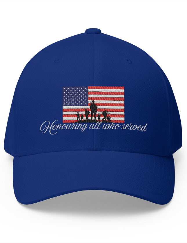 Honoring All Who Served Flex Fit Cap