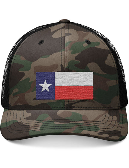 Texas Flag Camo Trucker Cap