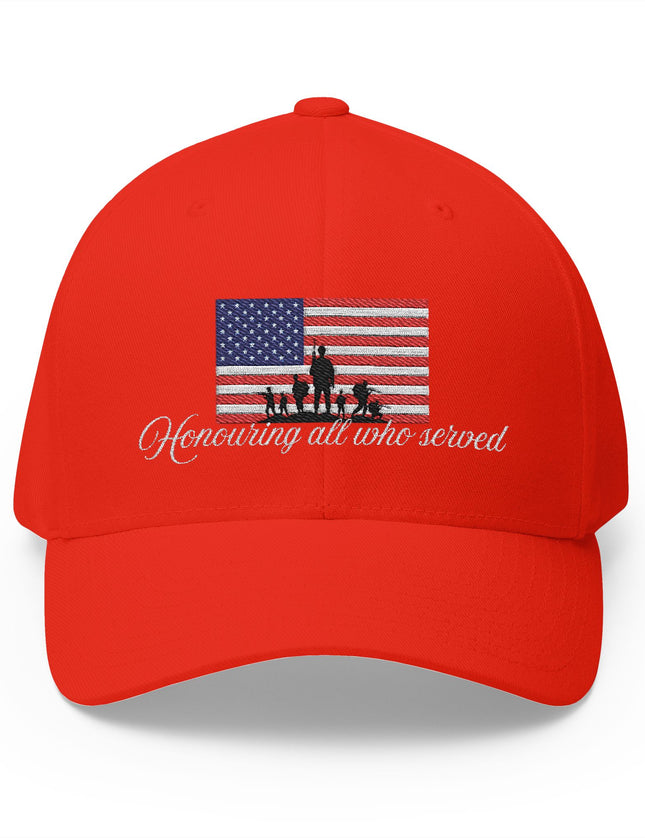 Honoring All Who Served Flex Fit Cap