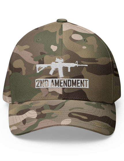 2nd Amendment Olive Camo Cap with Rifle Embroidery – Patriot Trucker Caps