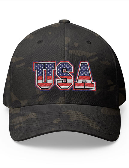 USA Stars & Stripes Flex Fit Cap