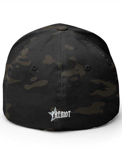 In God We Trust USA Flag Flex Fit Cap