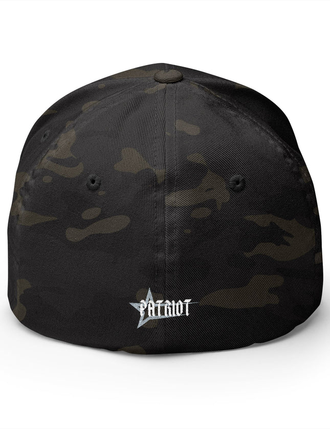 In God We Trust USA Flag Flex Fit Cap