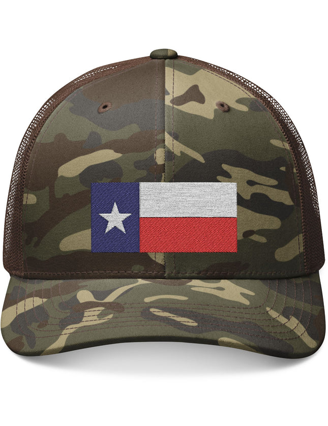 Texas Flag Camo Trucker Cap