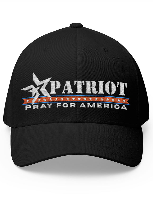 Pray For America Patriot Flex Fit Cap