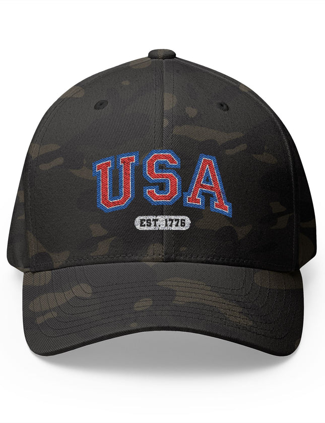 USA 1776 Flex Fit Cap
