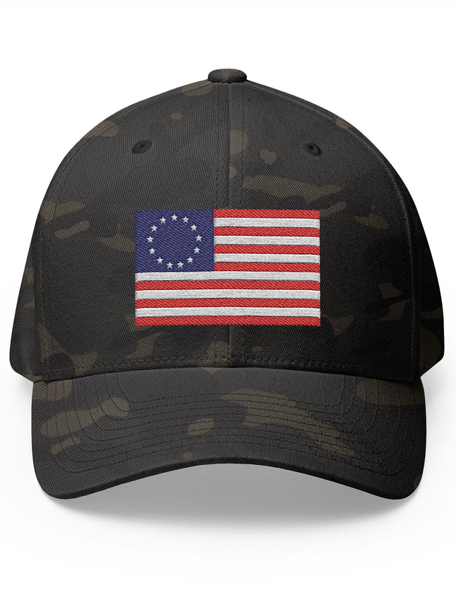 Betsy Ross Flag Flex Fit Cap