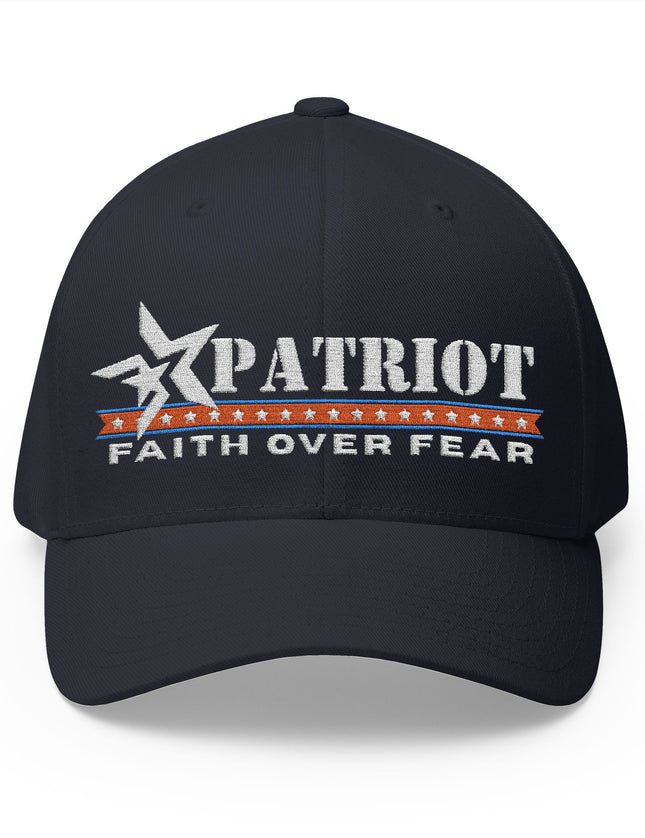 Faith over fear Patriot Flex Fit Cap