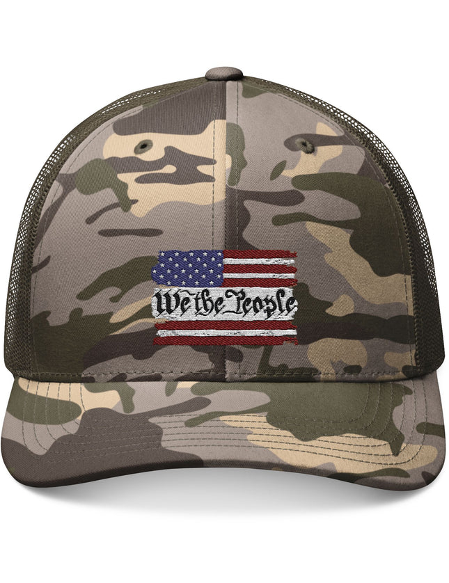 We The People Camo Trucker Cap