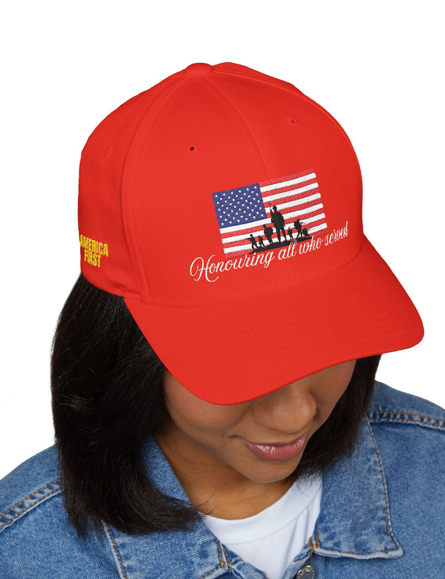 Honoring All Who Served Flex Fit Cap